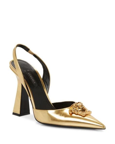 versace slip donna|versace women slingback shoes.